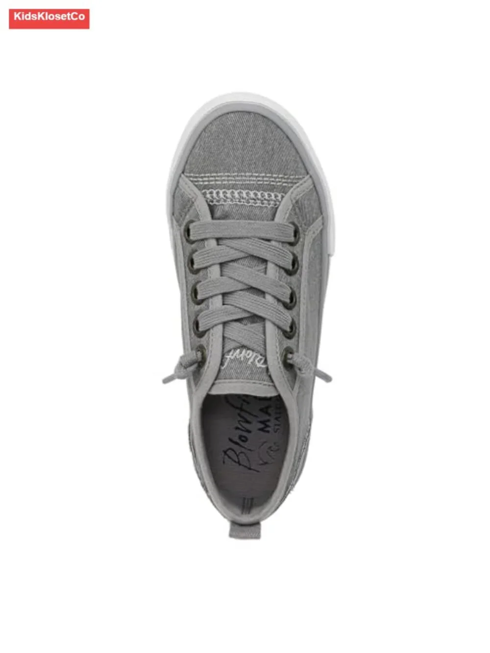 Canvas Slip-On Sneakers with Decorative Laces for Boys